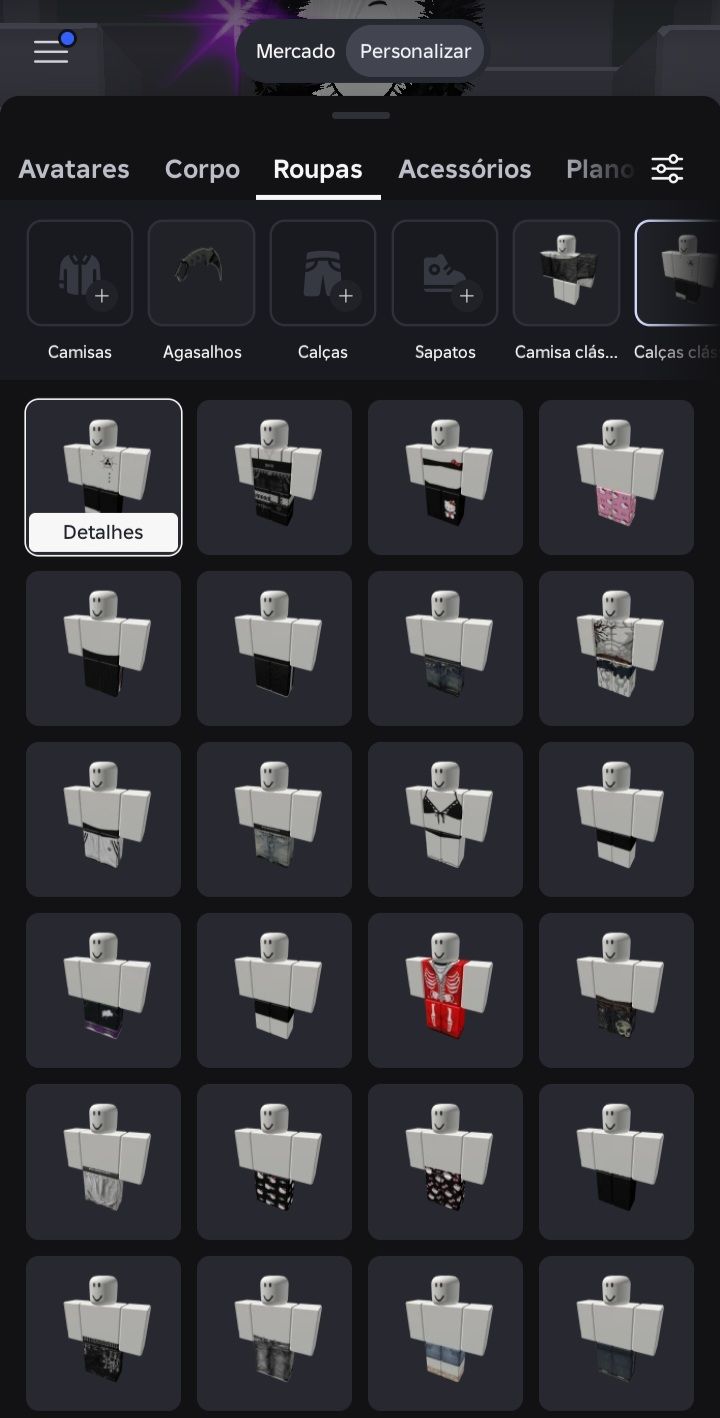 Conta roblox