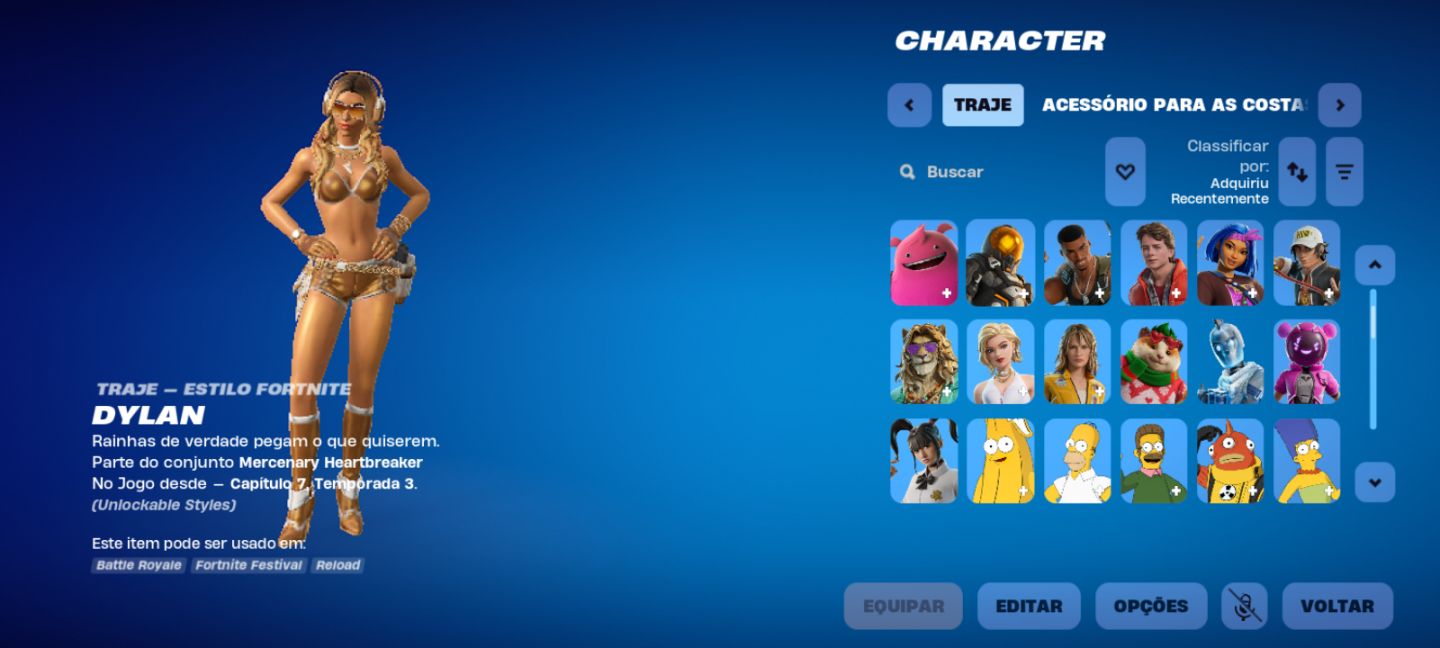 CONTA FORTNITE FULL ACESSO + E-MAIL DE CRIAÇÃO