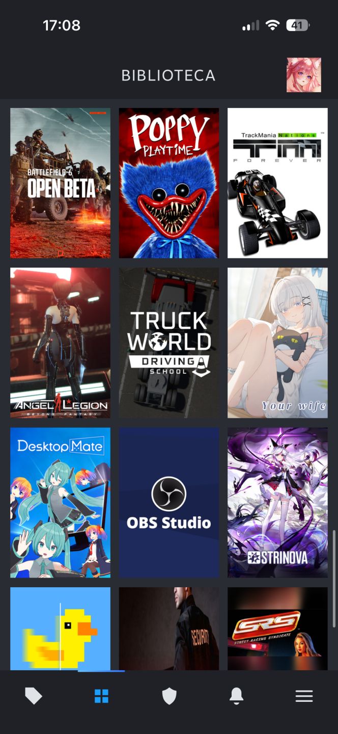 CONTA STEAM COMPLETA R$ 700$