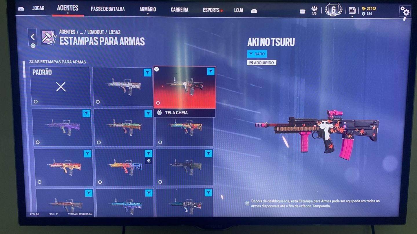 Conta Super RARA de R6