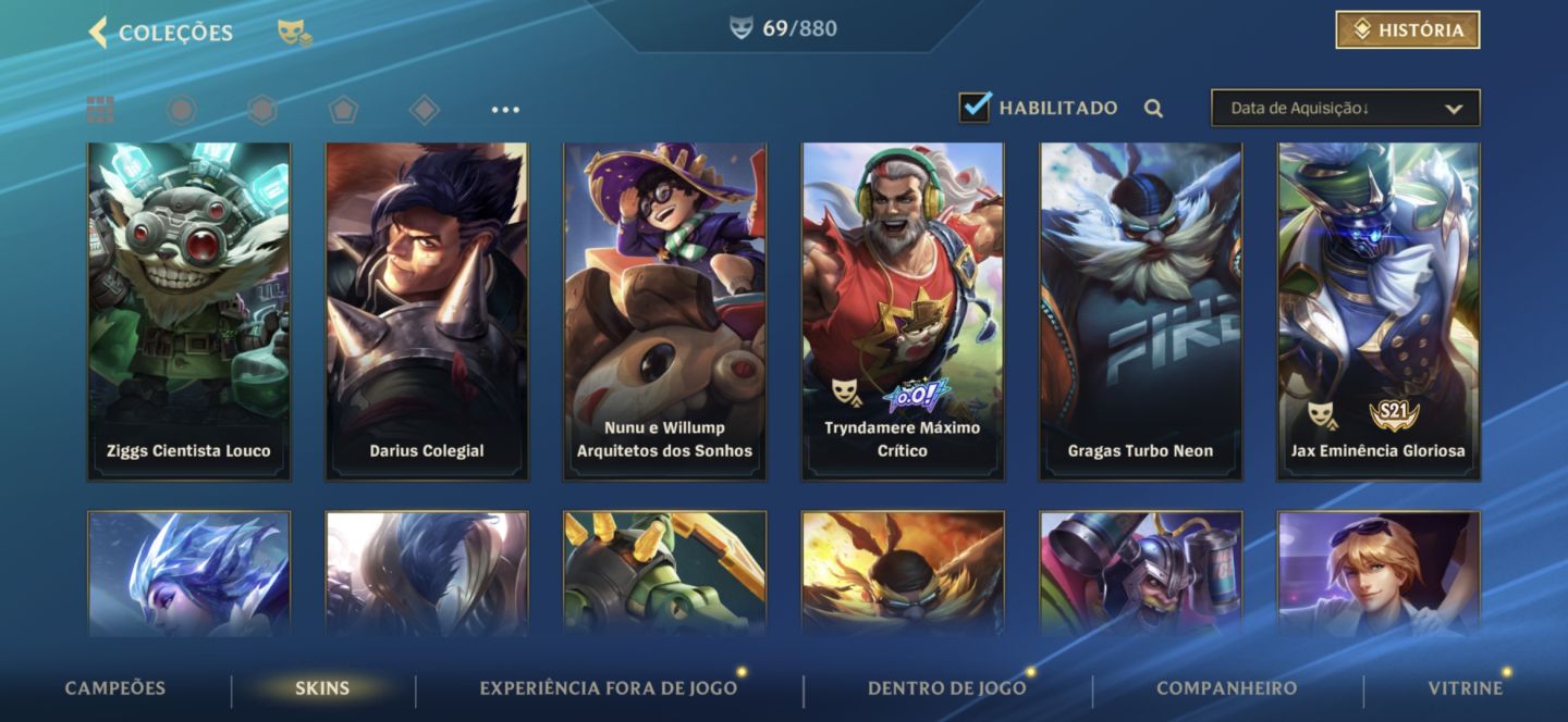 CONTA DE WILD RIFT DESAFIANTE COM SKINS LIMITADAS ELO MONARCA