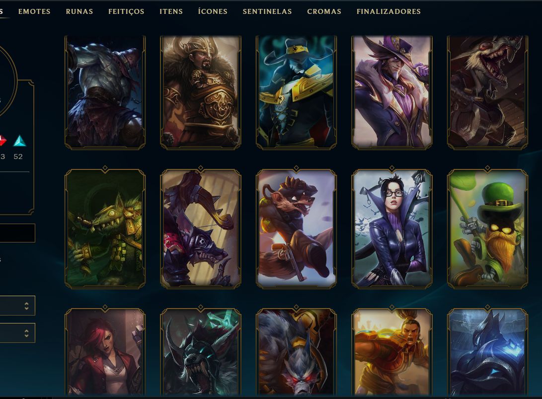 Conta League of Legends LoL e Wild Rift