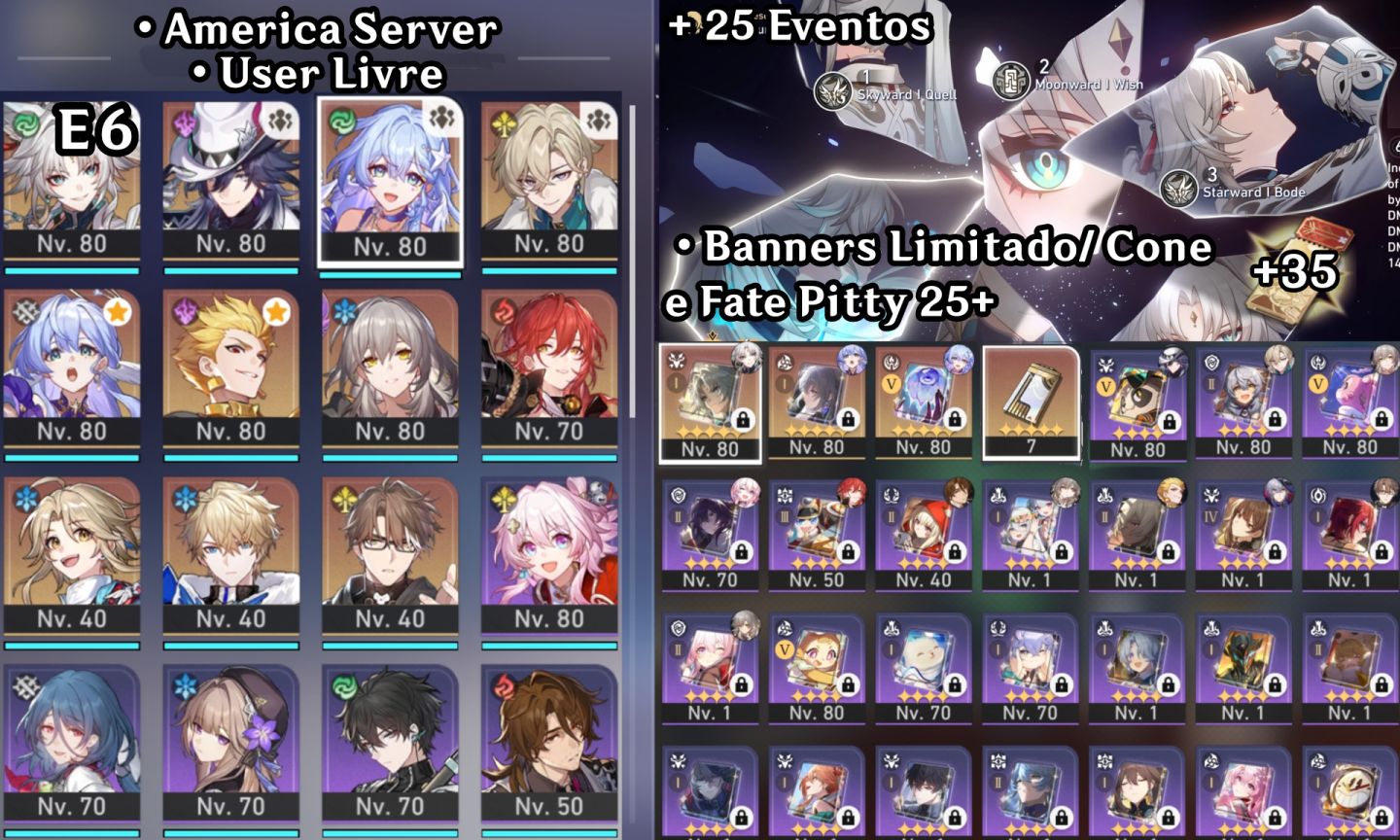 Contas E6 + Time