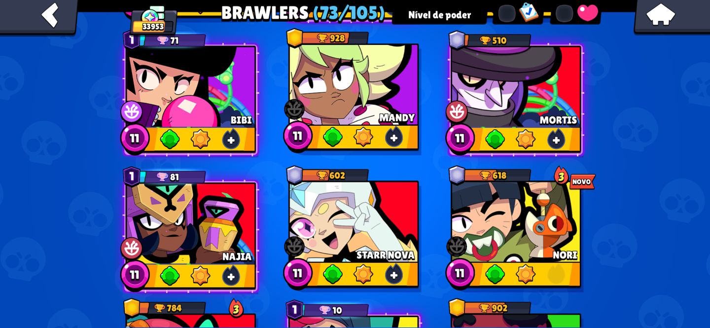 Conta brawl stars