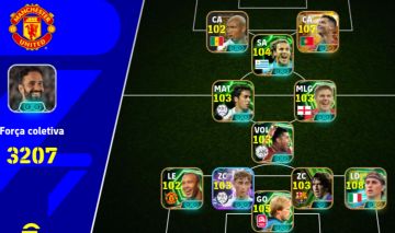 CONTA EFOOTBALL COM 3207 DE FORÇA! CONTA EXCELENTE COM CR7 BIG TIME E CANAVARO