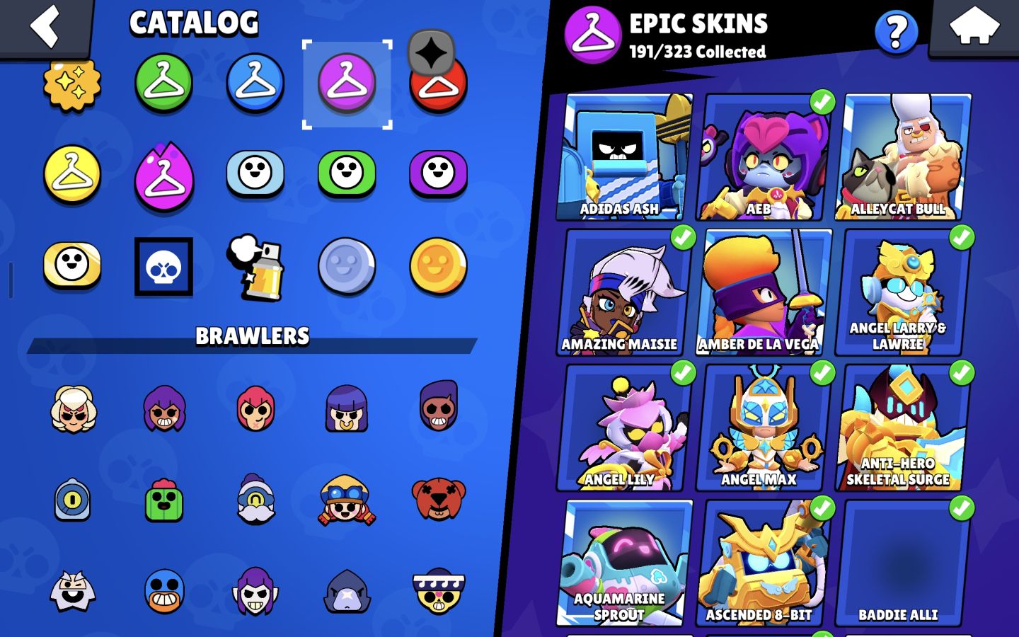 Conta Brawl stars | 89k troféus - 2019 - Skin Rei Frank vermelho + 625 skins
