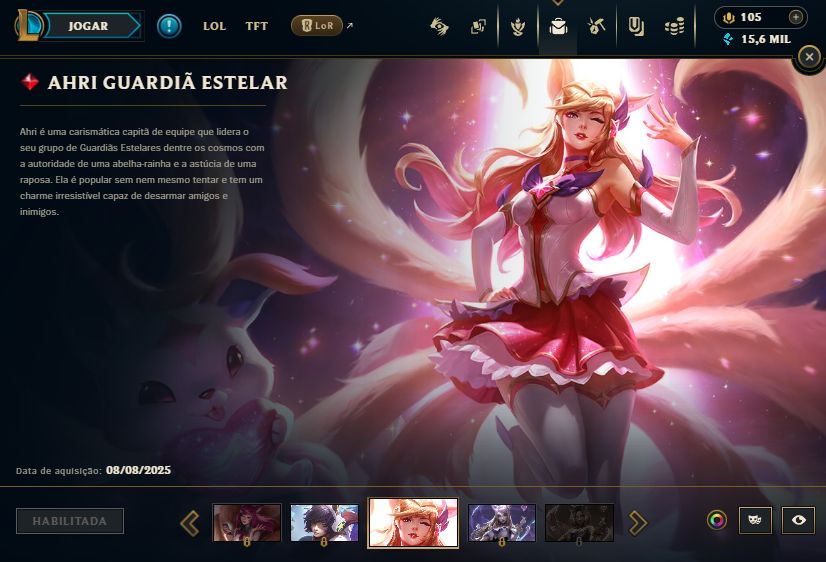 Conta de League of legends Com skins lendárias