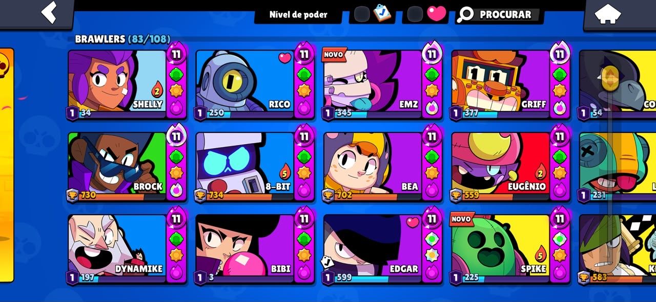 Conta de brawl Stars no precinho