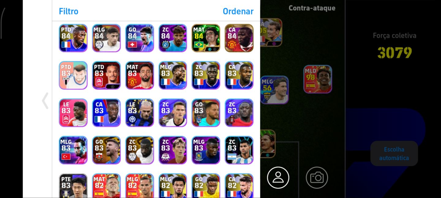 Conta Efootball Mobile 26 | Força 3105 | Epicos, Showtimes e Bigtime