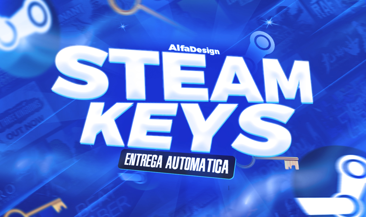COMPRE 1 LEVE 4! STEAM KEY PREMIUM + TRIPLE A STEAM + 3 KEYS DIAMANTE BRINDE!