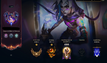 Conta Lol Morgana exaltada, Jinx exaltada, Dentre outras (preço negociável)