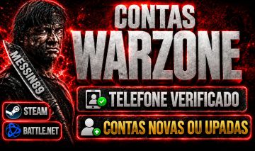 CONTAS COD WARZONE VERIFICADAS / CONTAS NOVAS OU UPADAS