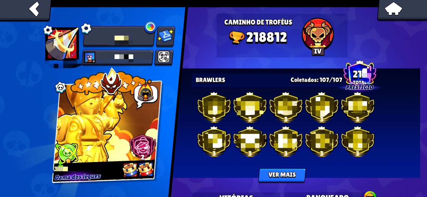CONTA 200K TROFÉUS + MESTRE 3 + MUITOS PRESTÍGIOS À VENDA!