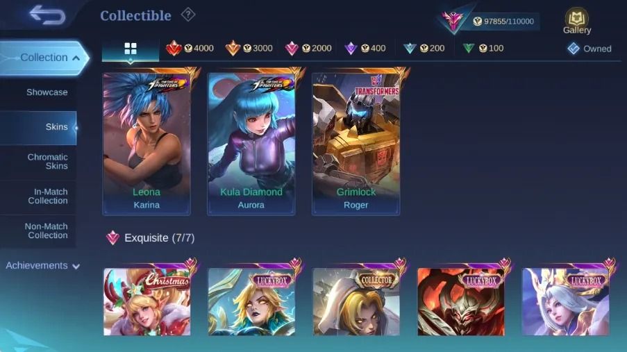 Legend Gusion - KOF Aurora - LuckBox Eudora+Zhask+Selena+Kimmy