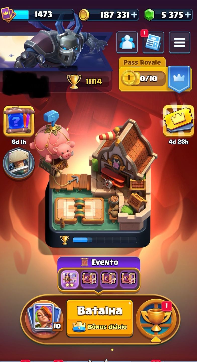 PROMOÇÃO RELÂMPAGO - CLASH ROYALE- 11.174 TROFÉUS [ENTREGA IMEDIATA]