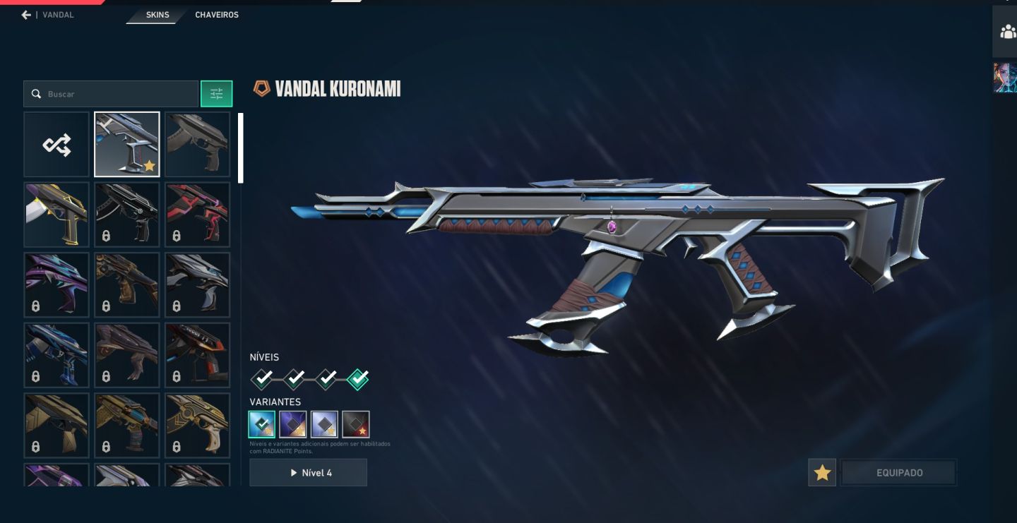 Conta top Conta com xeno , karambit sublime , vandal kuronami etc.. full acesso