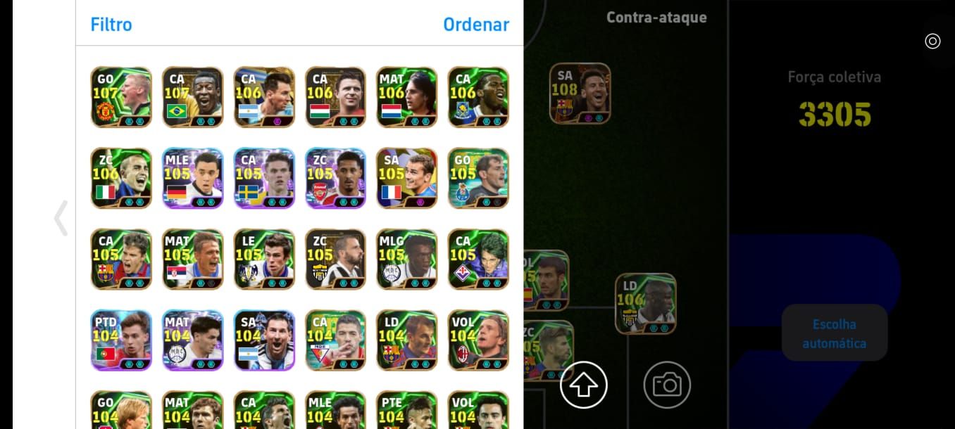 Conta 3320 força max apenas Konami id