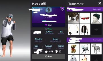 Conta avakin masculino
