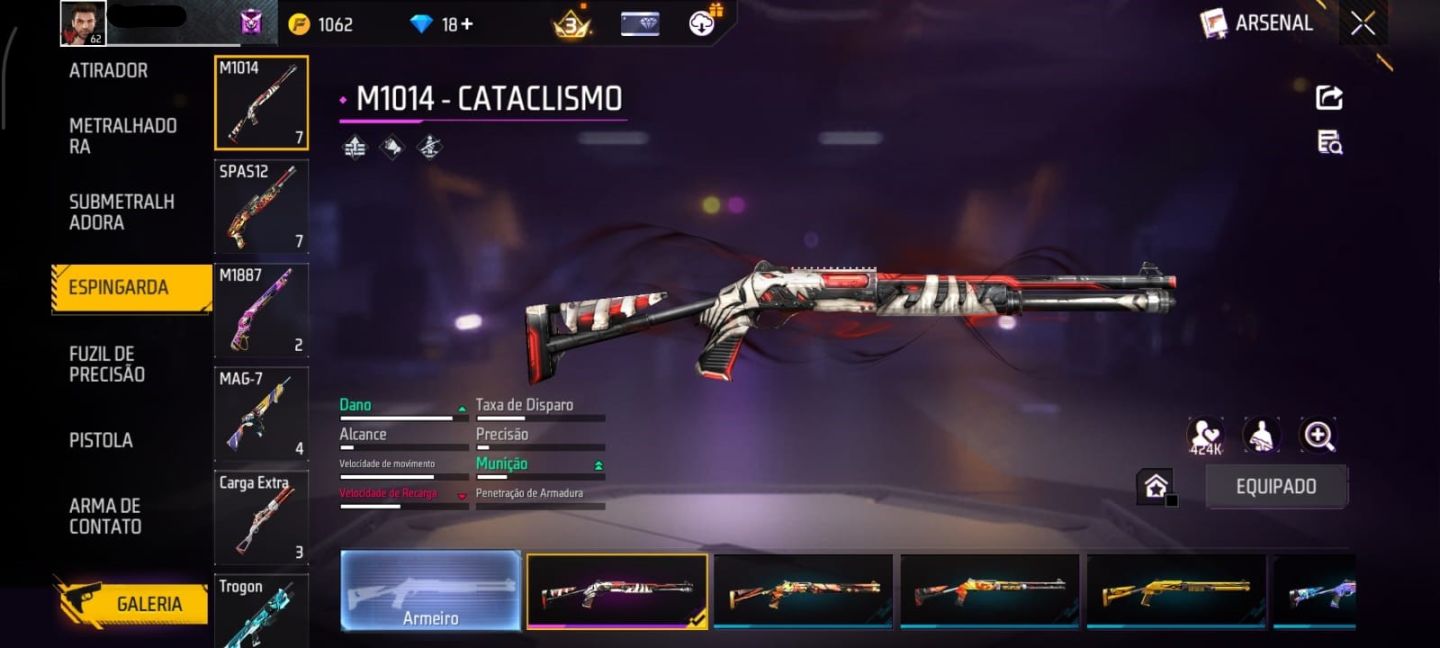 10 Ump Atributa | Xm8 Atributa + 318 Peitorais | Skins de Naruto + Dank master