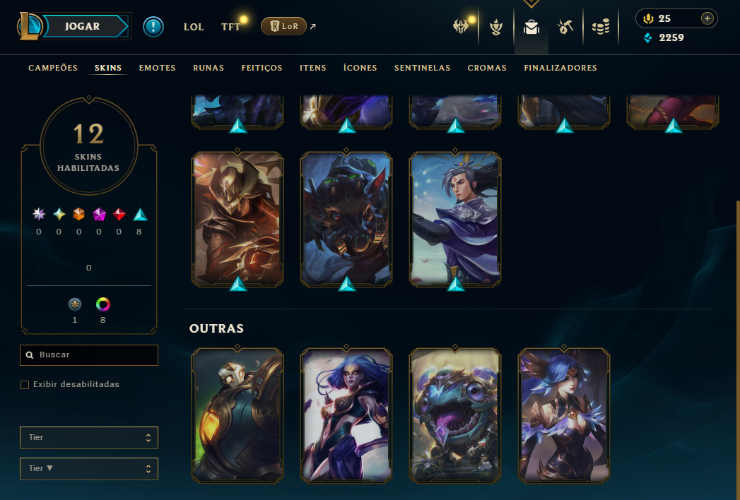 Conta LOL Plat 4 MMR BUFFADO +33PDL POR VITÓRIA/FULL ACESSO/Kassadin Rapinante
