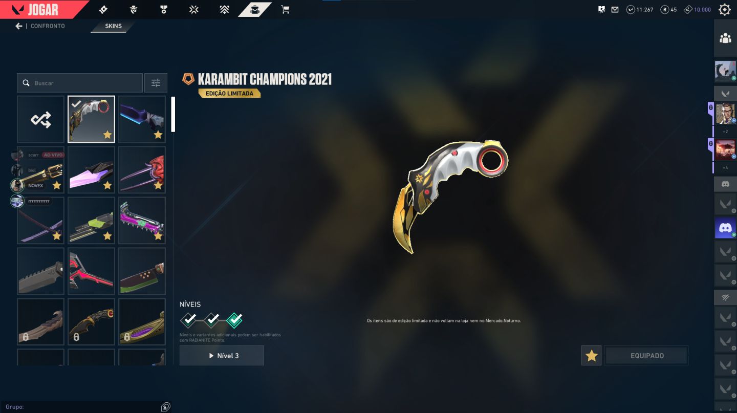 Conta de Valorant Champions 21 4.5K+ Gastos