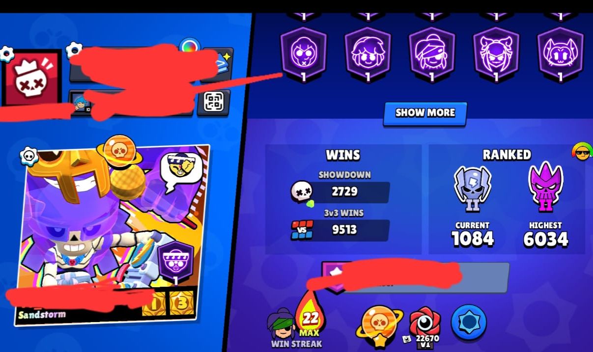 CONTA BRAWL STARS FAMA SATURNIANA COM TODOS OS BRAWLERS LIBERADOS!!!
