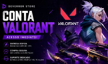 CONTA VALORANT - LVL 20 - FULL ACESSO - SMURF - SEGURO