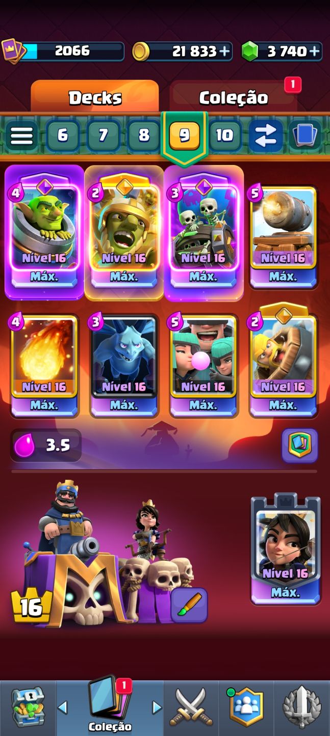 CONTA TOP CLASH ROYALE!!!