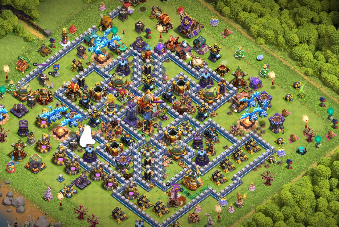 Kit 5 contas coc cv 17 3 paisagens 13 SKINS full 1 cv14+cv15+cv16