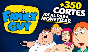 PACK +350 CORTES VIRAIS FAMILY GUY