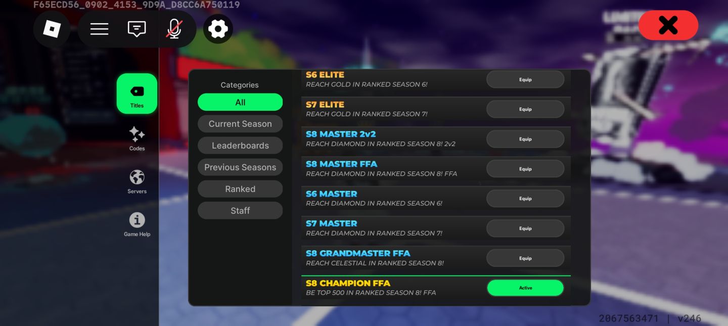CONTA ROBLOX FEMININA: Focada em Death Ball