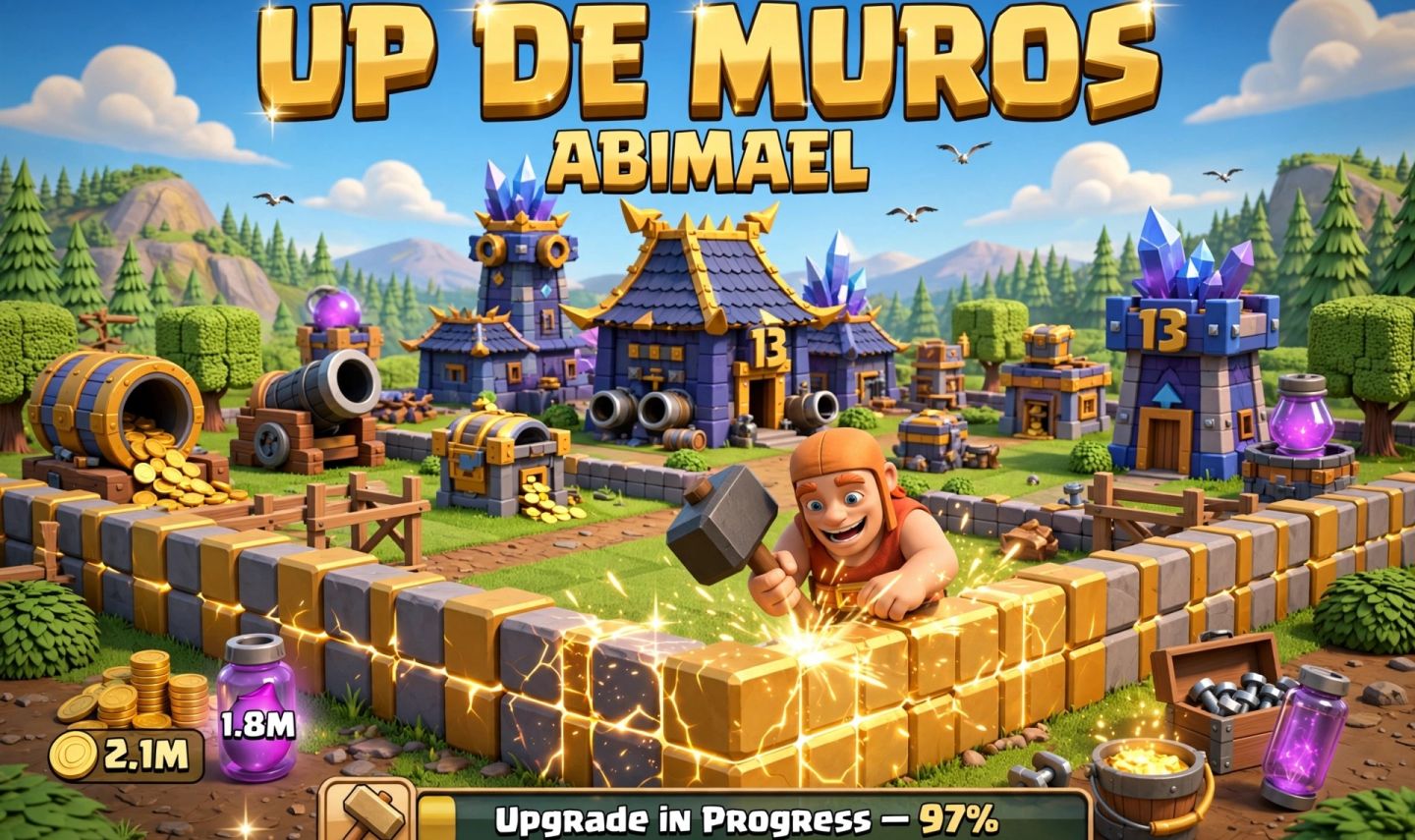 UP de muros e Farm de Recursos!!!