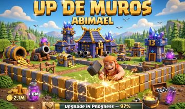 UP de muros e Farm de Recursos!!!
