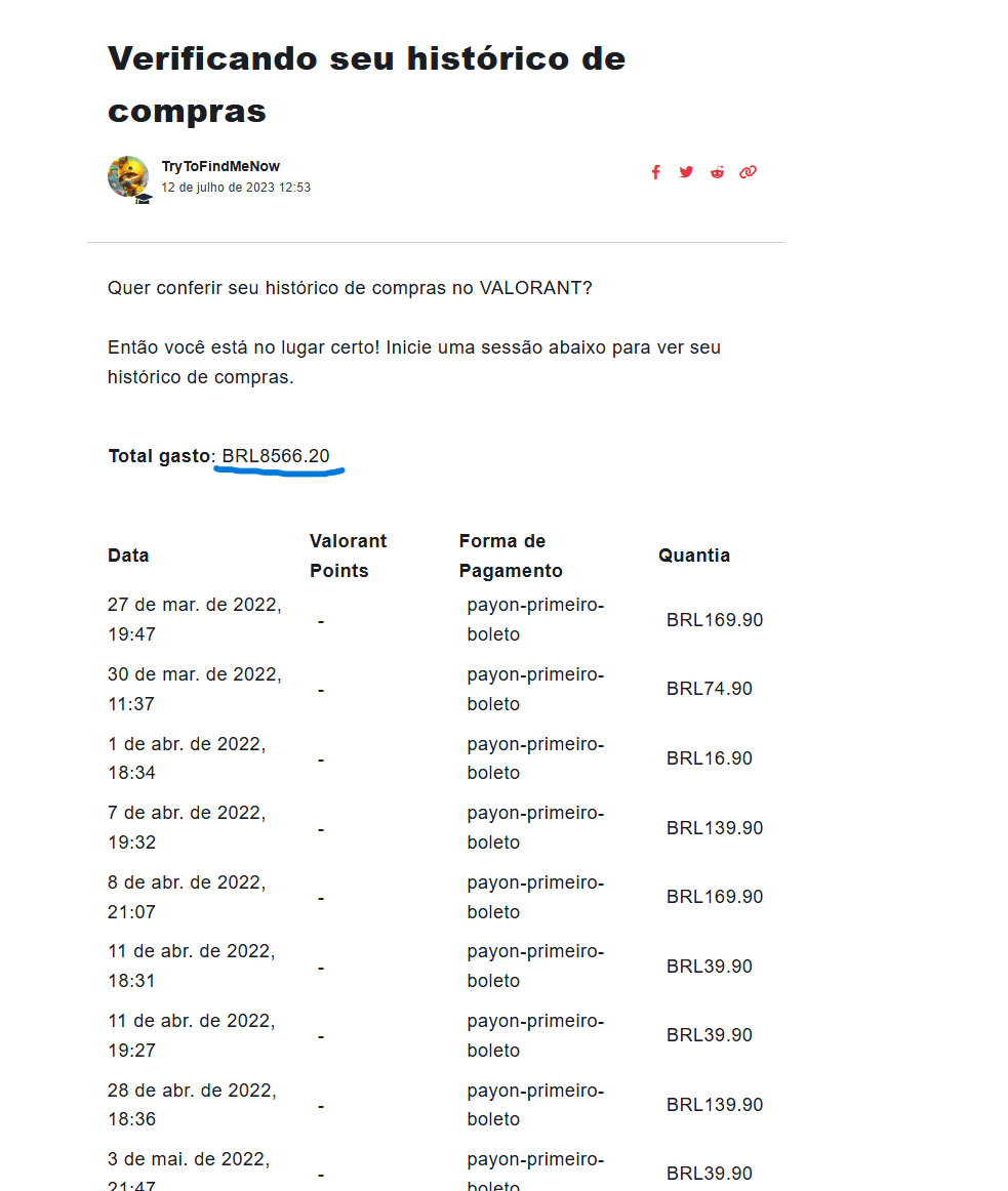 Conta Valorant peek rating imt 2, 12 mil gastos, SKINS R$ 1.500,00 (NEGOCIAVEL)