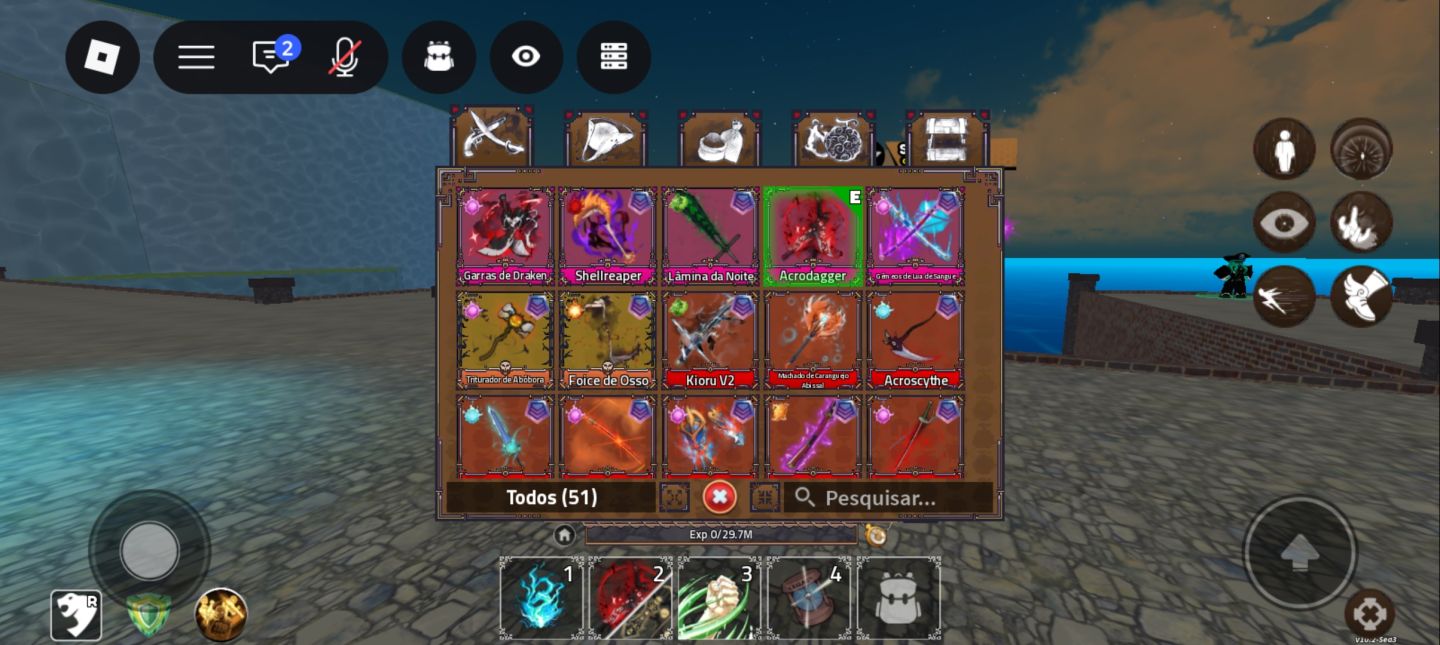 Conta de roblox focada em vários jogos