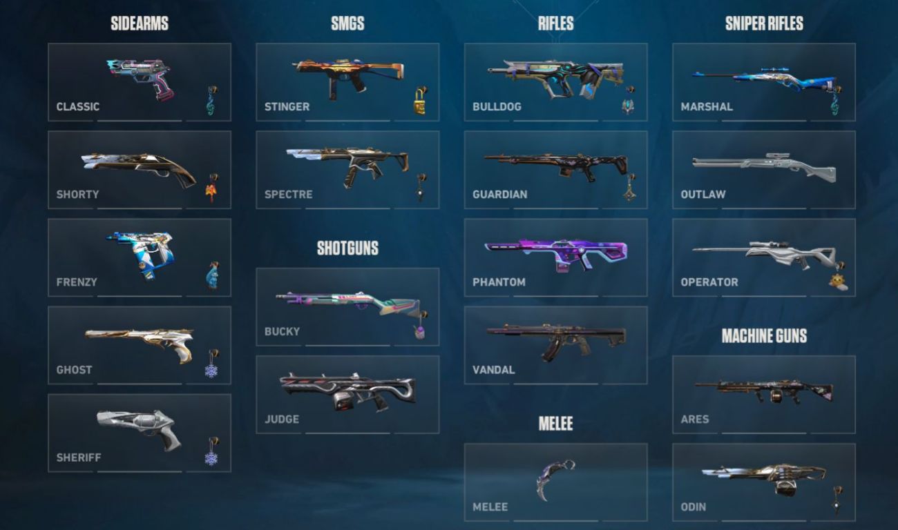 CONTA VALORANT MUITAS SKINS