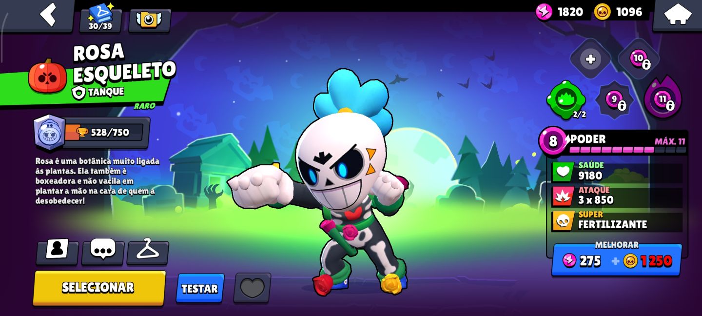 Conta de Brawl Stars - 100K Troféus - Valor Negociável