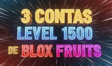 3 CONTAS DE BLOX FRUITS LEVEL 1000 a - Roblox - Blox Fruits - GGMAX