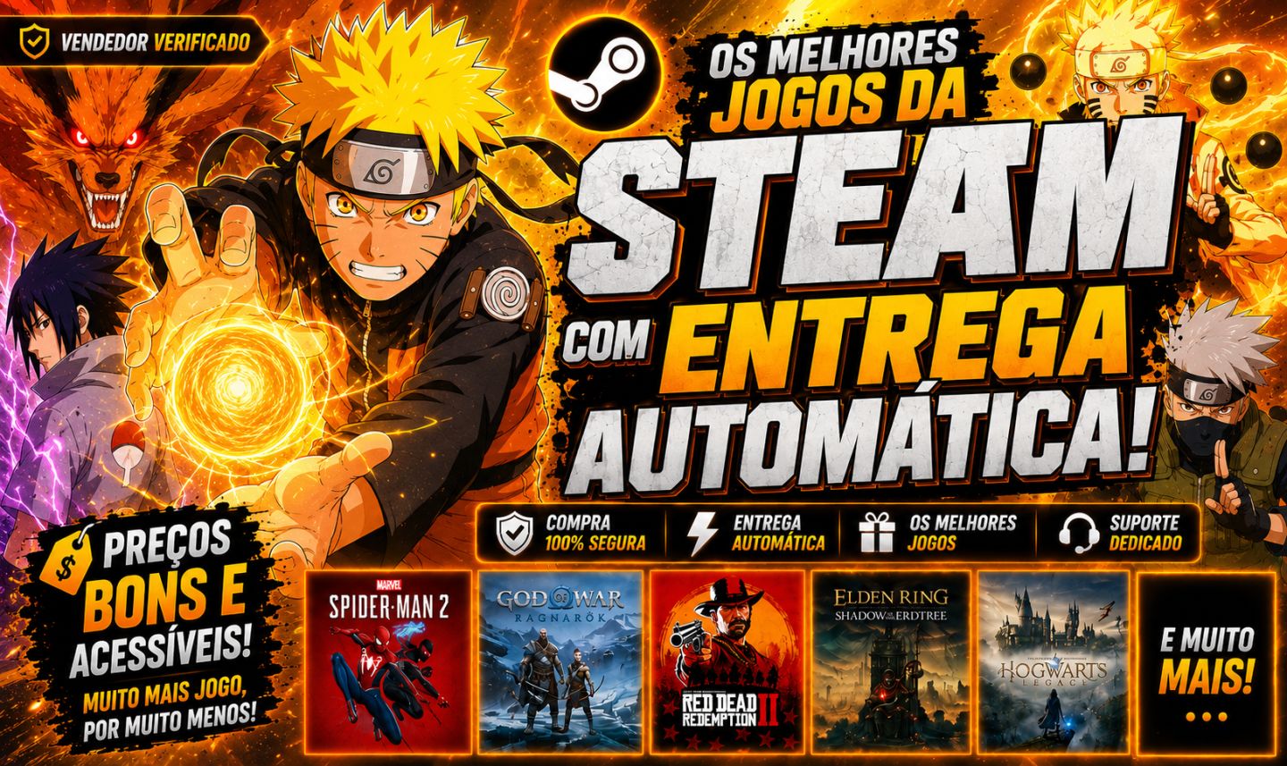 CONTAS STEAM OFFLINE | JOGOS ORIGINAIS | ENTREGA AUTOMÁTICA | MENORES PREÇOS