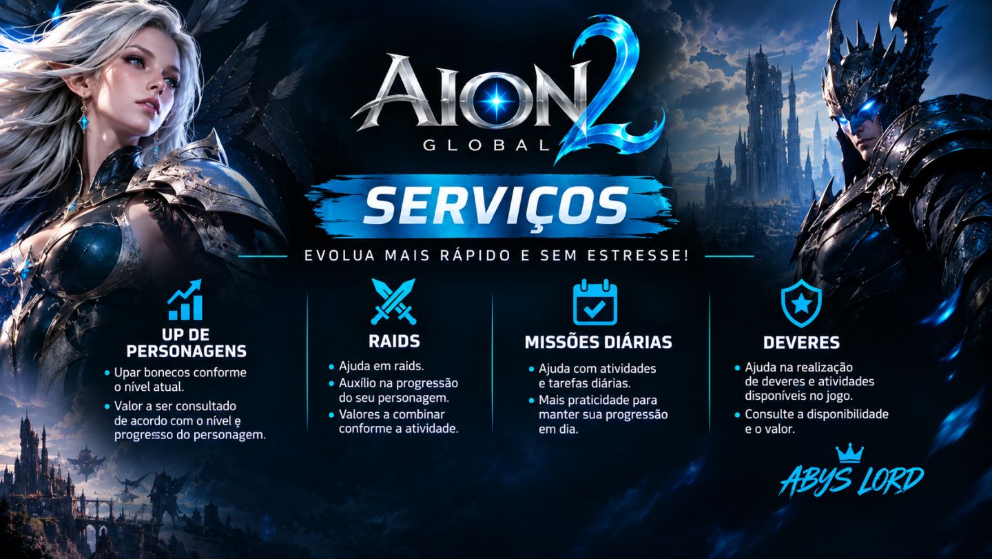 AION 2: UP, RAIDS, DIÁRIAS E DEVERES |