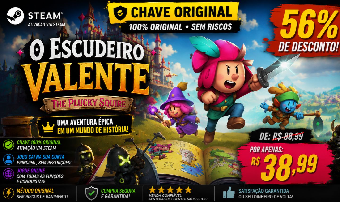 O Escudeiro Valente | Chave Steam Original | 56% OFF | Entrega Rápida