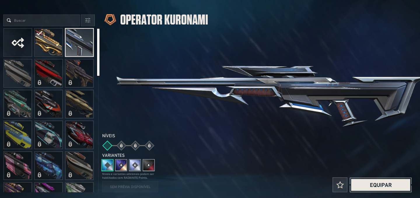 Conta Valorant Skins Kuronami 2.0 / Roseral Sombrio