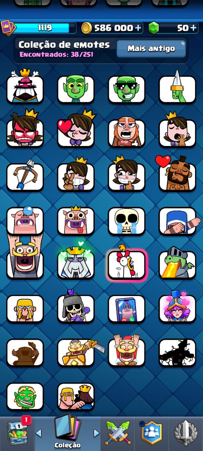 CONTA CLASH ROYALE ARENA 16 8 EVOLUÇÕES,2 HERÓIS.