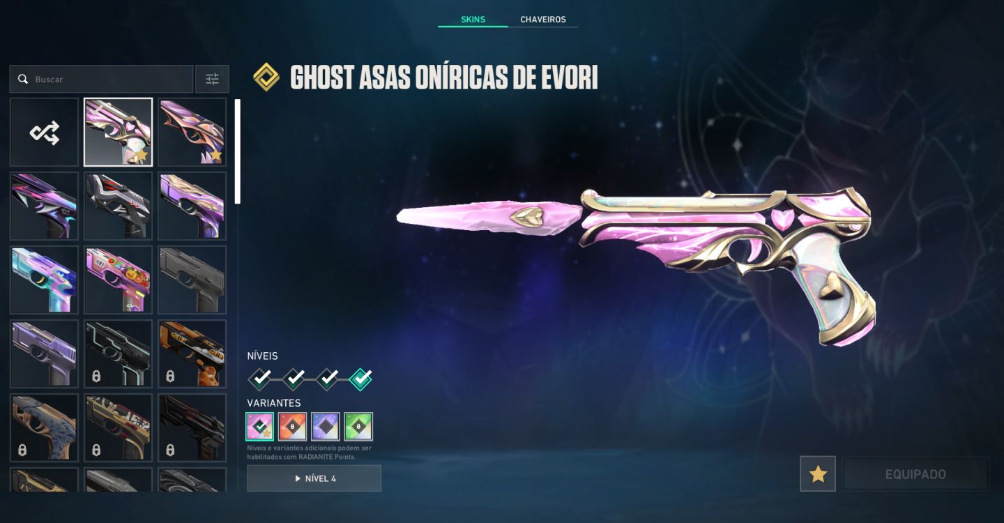 CONTA VALORANT VÁRIAS SKINS (CHAMPIONS 2025 e 2026, AERIS, FLORETÉREA E MT MAIS)