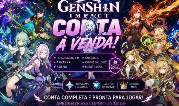 Conta GENSHIN AR 58 PRONTA ENTREGA