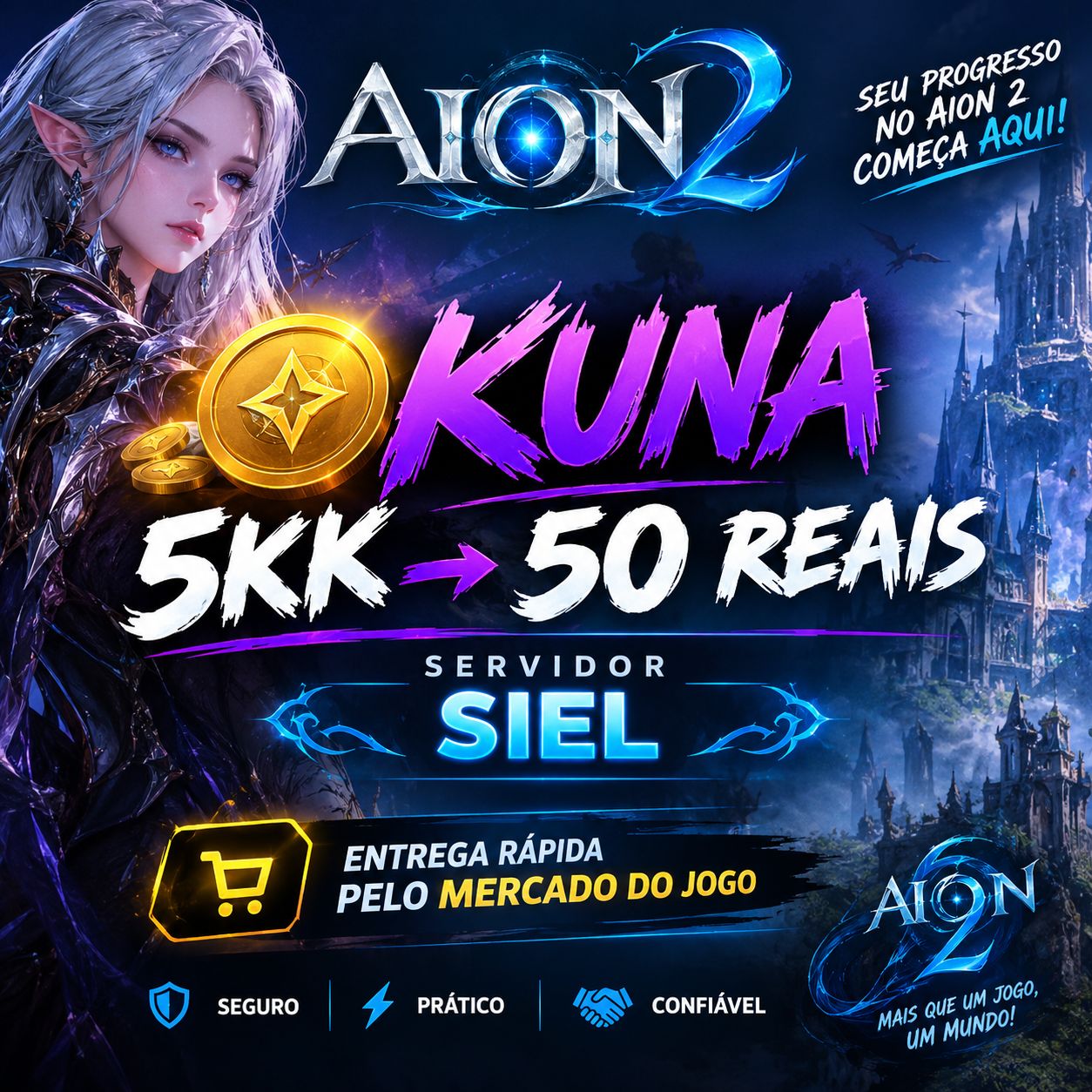 5KK KUNA 50 R$ ESTOQUE LIMITADOS REPOSIÇAO DIARIA