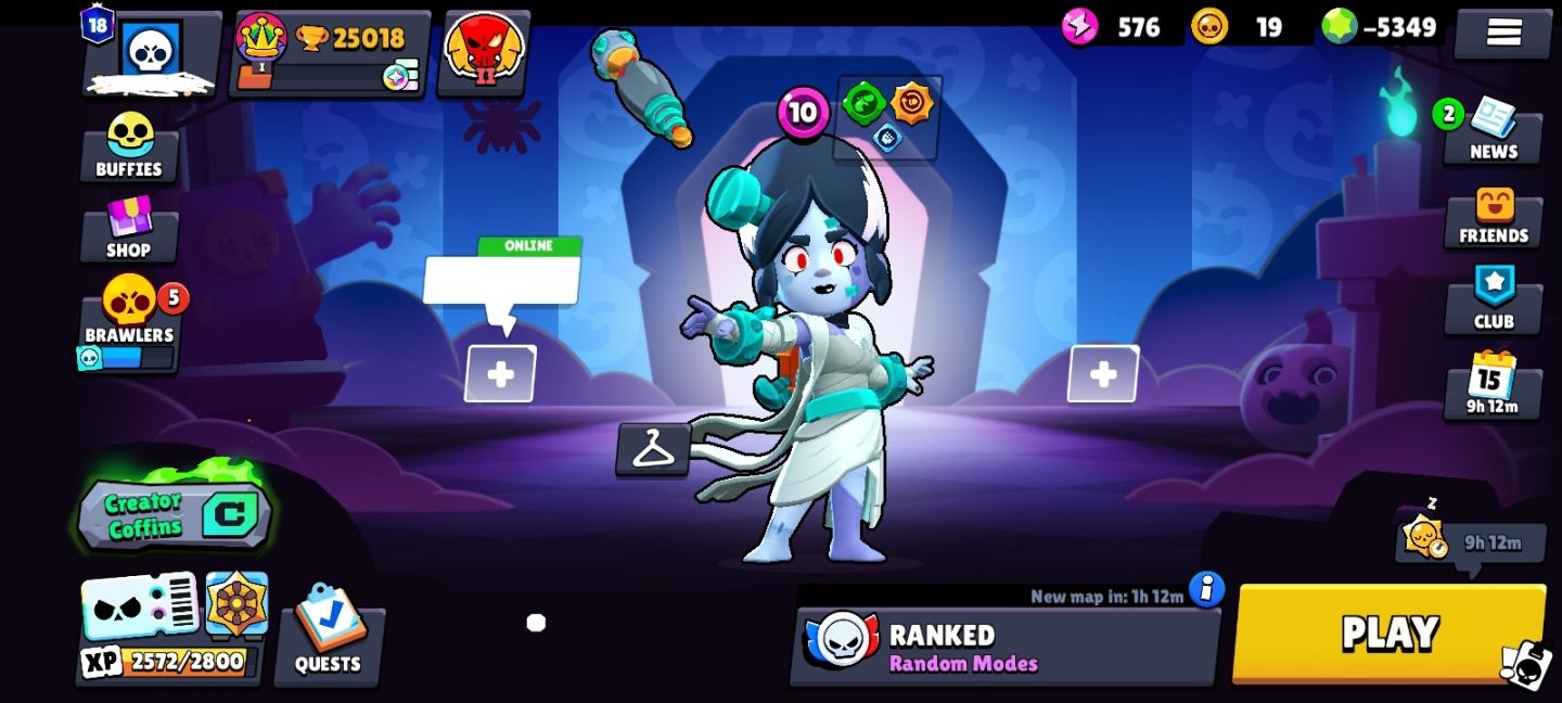 CONTA DE BRAWL STARS LENDÁRIA 2 COM 25 MIL TROFÉUS 3 FULL BUFFIES DO META BARATA