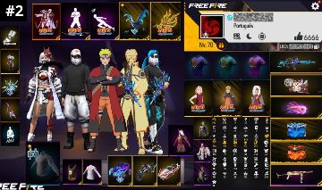 Contas Free Fire | Contas FF com Itens Raros, Angelical e Emotes