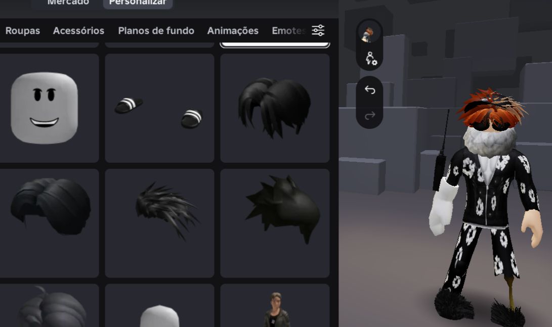 Conta de Roblox com skins