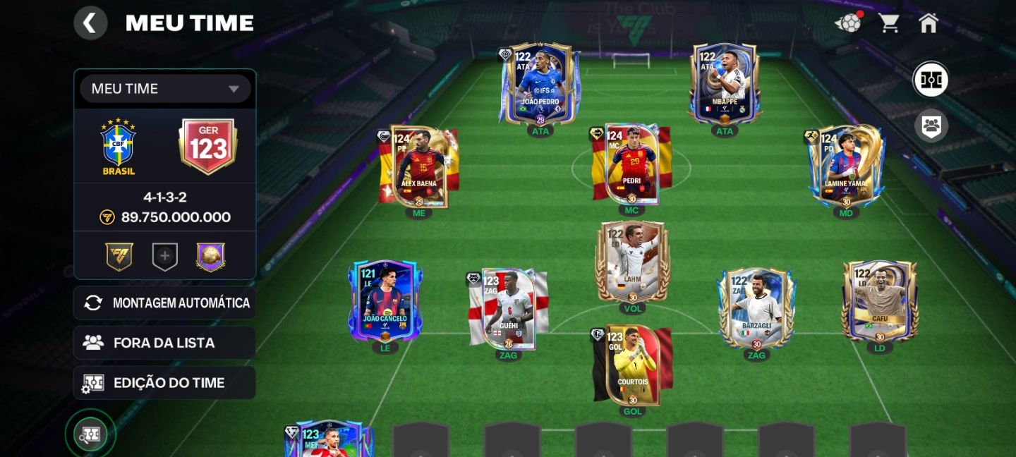 VENDE-SE CONTA FC MOBILE SUPER UPADA!